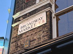 Broadway Market in London