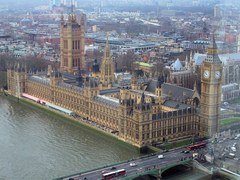 Palace Of Westminster (Houses of Parliament) in London